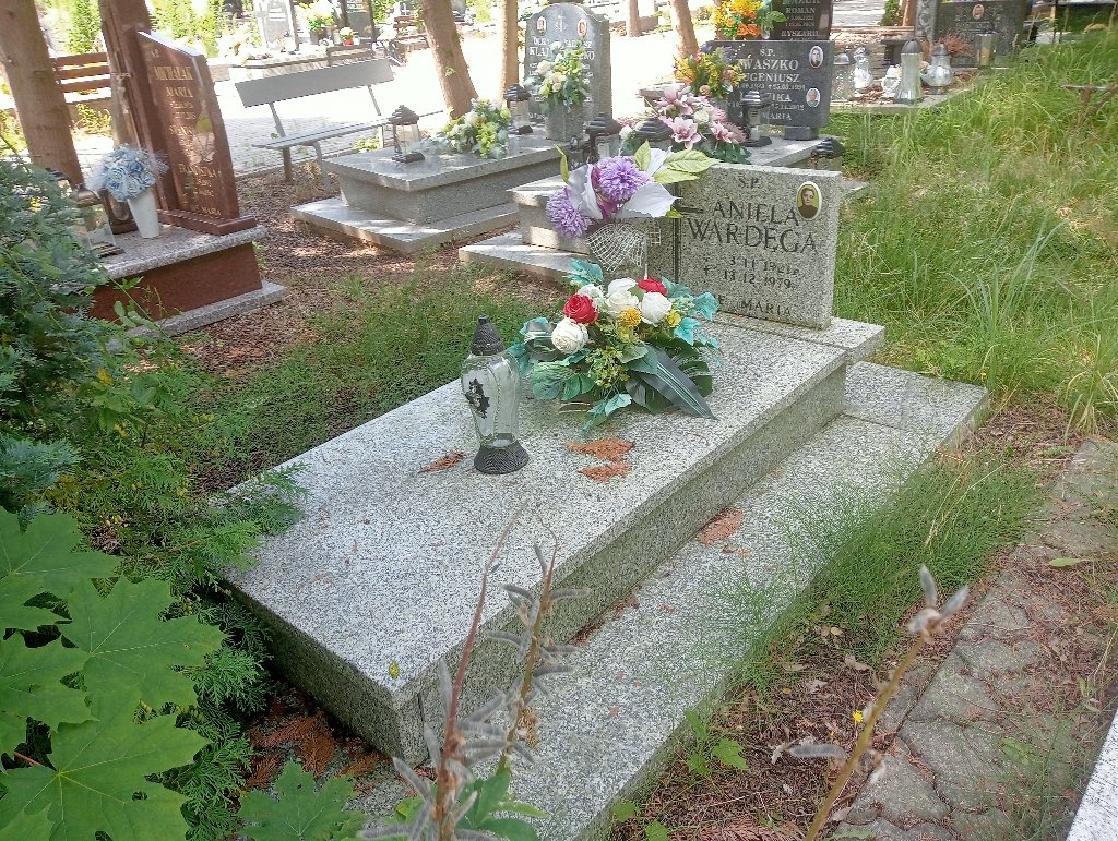Grób Aniela Wardęga