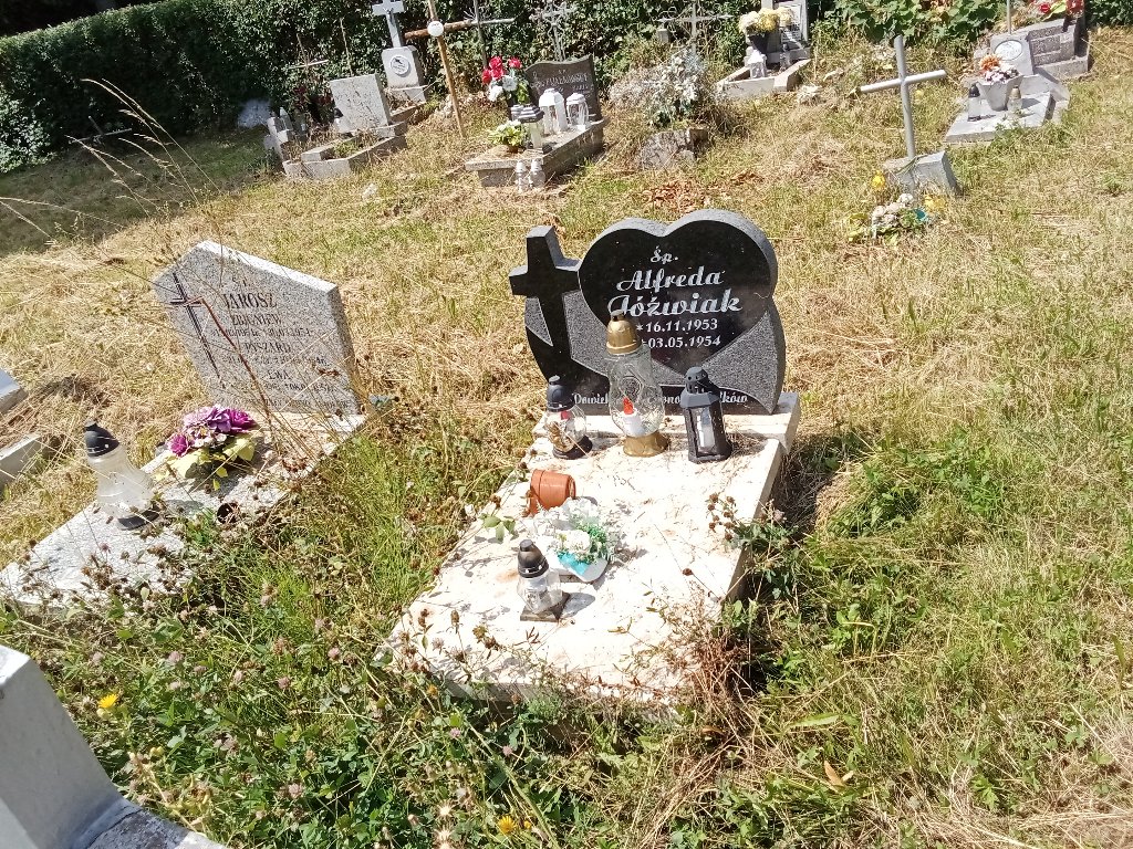 Grób Alfreda Jóźwiak