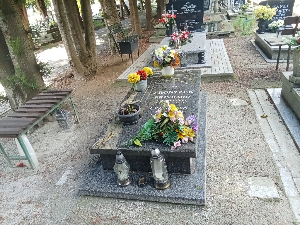 Grób Czesława Frontzek