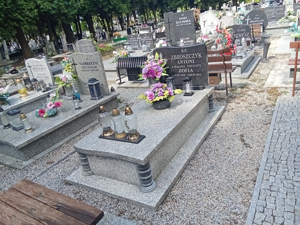 Grób Antoni Zbroszczyk